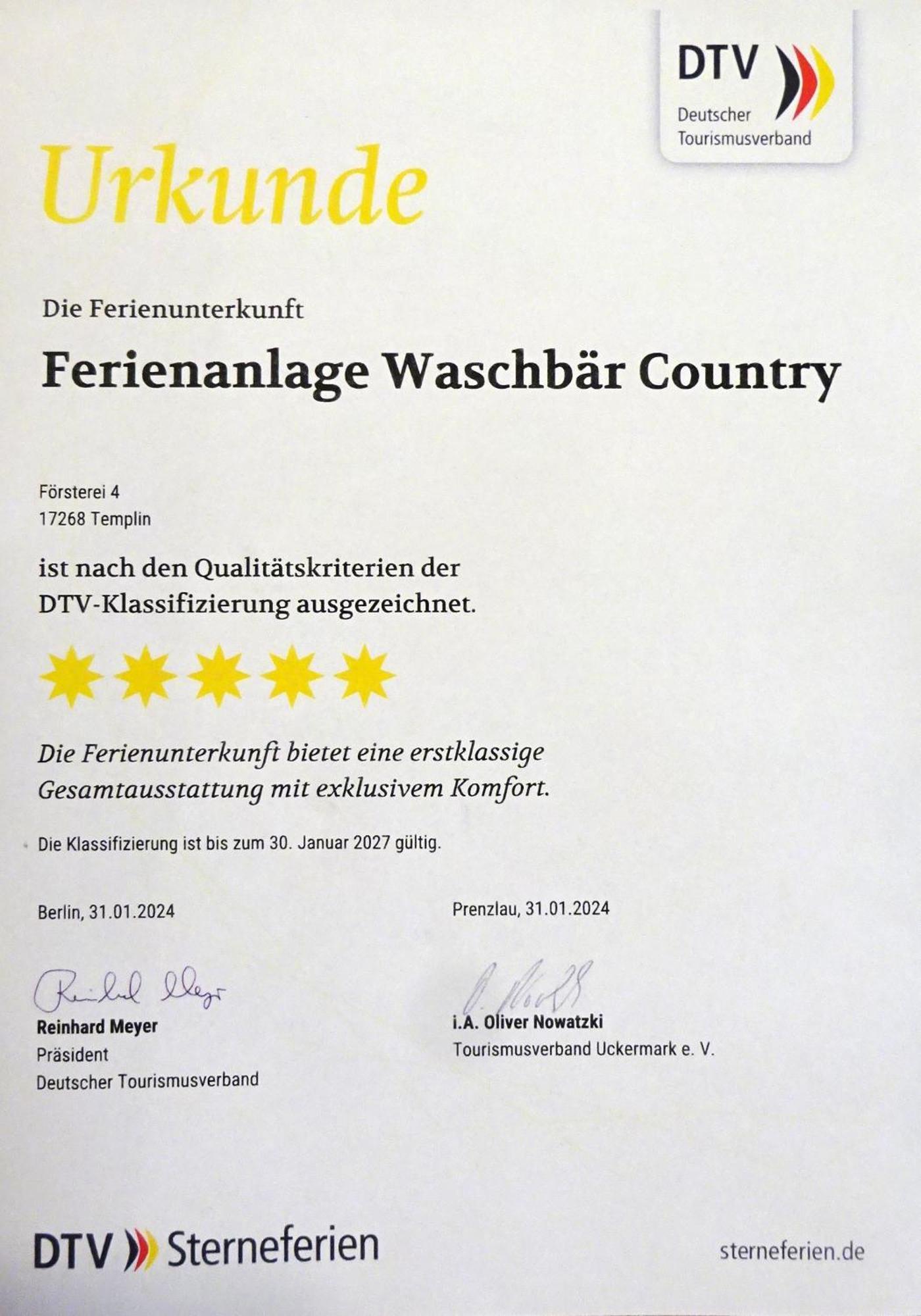 Ferienanlage Waschbaer Country Templin Εξωτερικό φωτογραφία